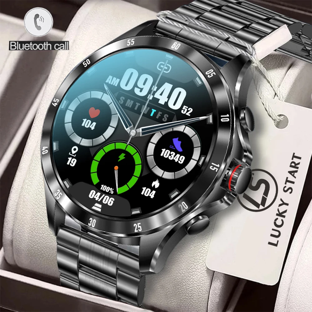 

Новинка 2023, мужские Смарт-часы AMOLED с Bluetooth, мужские часы с функцией вызова, водостойкие IP68, с термометром и пульсометром, спортивные Смарт-часы для мужчин