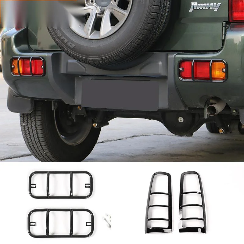 

Metal Rear Fog Light Cover Trim Guards Protector Bumper Car Accessories Fog Lamp Car-Styling For Suzuki Jimny 2007-2015