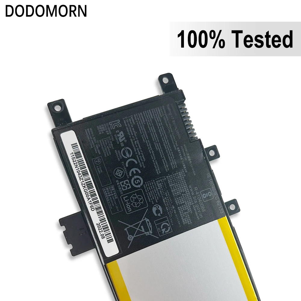 Фото DODOMORN Быстрая доставка Новый аккумулятор C21N1634 7,6 В 38 Втч для ASUS A580U X580U X580B A542U R542U R542UR X542U V587U FL5900L FL8000U №4