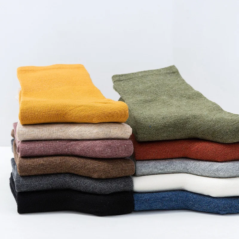 

Носки женские длинные эластичные в стиле ретро, дышащие