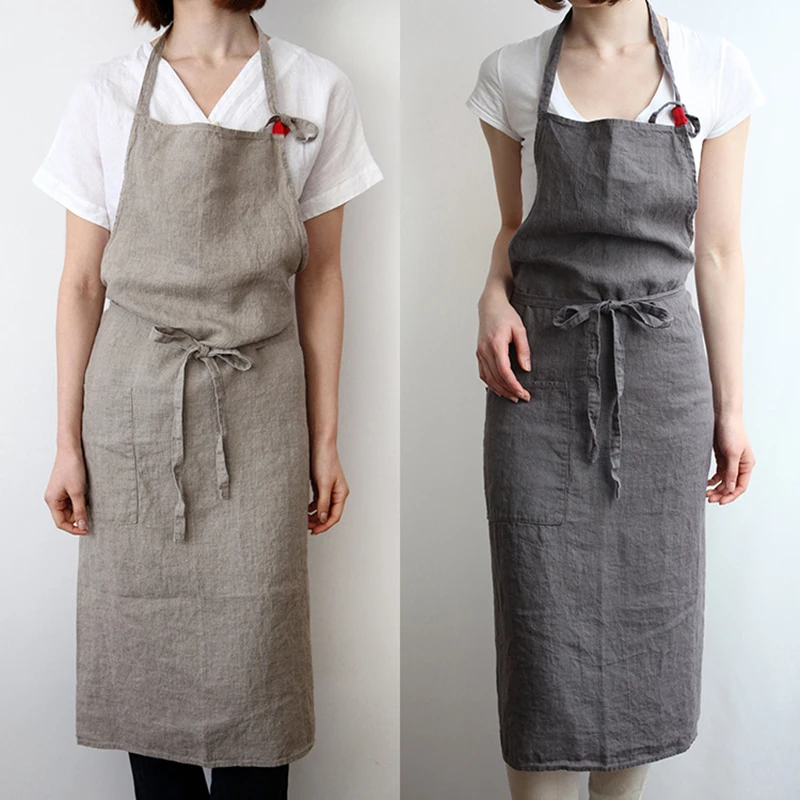 

Kitchen Accessories Multipurpose Adjustable Comfortable Washable Kitchen Apron with Protective Accessories with Pockets