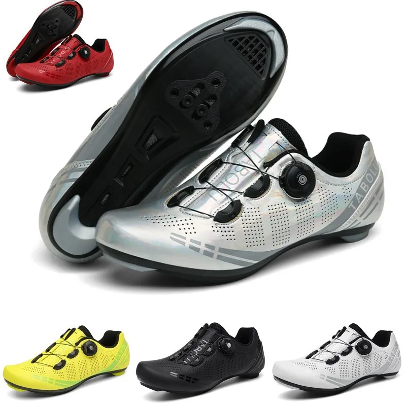 

2022 MTB Cycling Shoes Carbon Fiber Men Cleats Road Bike Boots Speed Sneakers Flat Women Trail Racing Mountain Bicycle Shoes SPD