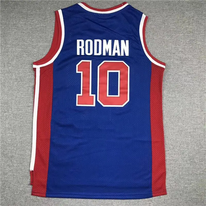 

Mens Youth America Basketball Jersey Detroit Dumars Rodbman Hill Thomas Laimbeer Shirt Stitched