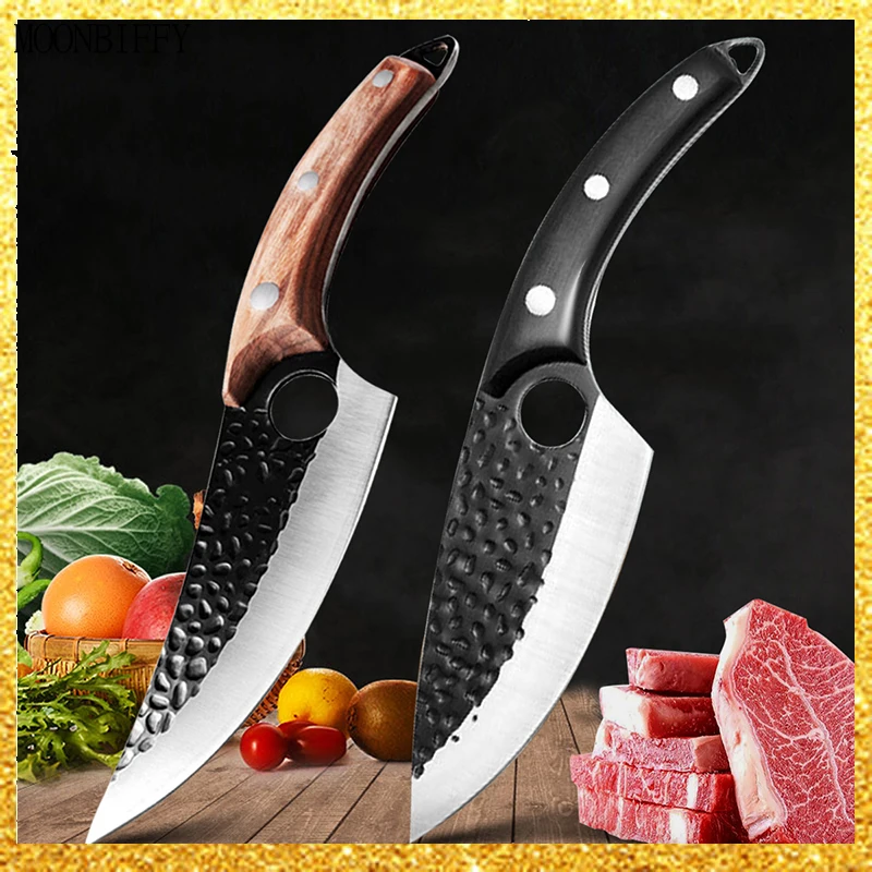 

Meat Cleaver Hunting Knife Handmade Forged Boning Knife Serbian Chef Knife Stainless Steel Kitchen Knife Butcher Fish Knife