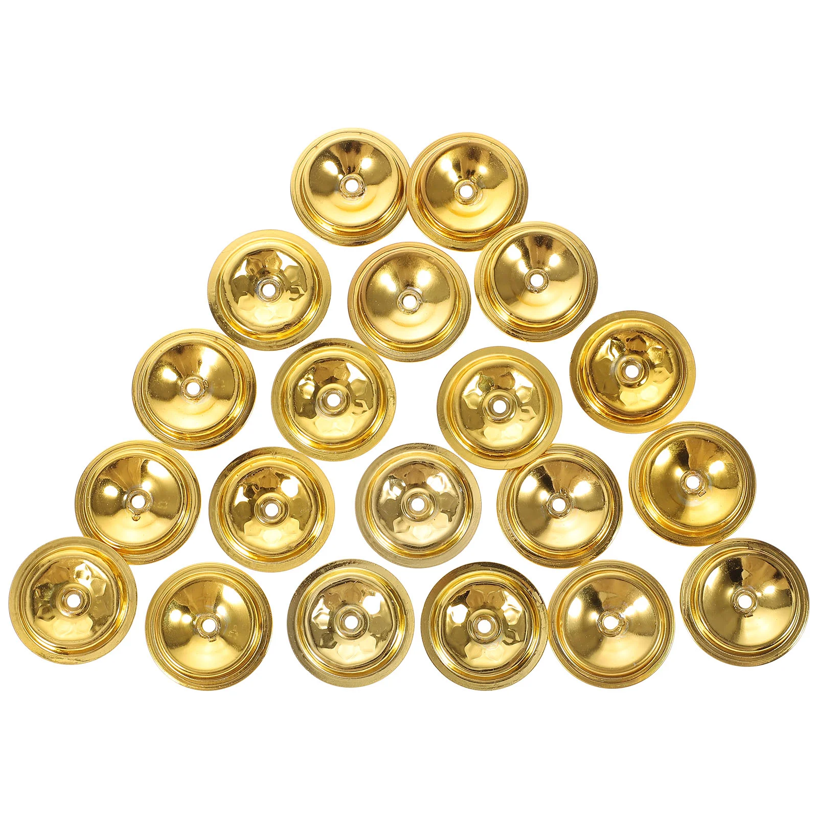 

20 Pcs Oil Lamp Float Christmas Candles Wick Floating Holder Aluminum Wicks Disc Tea Light Base Holders