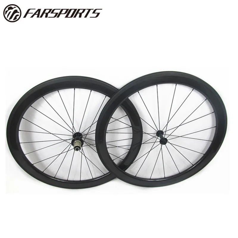 

Велосипедные аксессуары 700c, комплект колес ruote carbonio U-образной формы, 50 25 трубчатых велосипедных колес с Powerway R36, карбоновая ступица