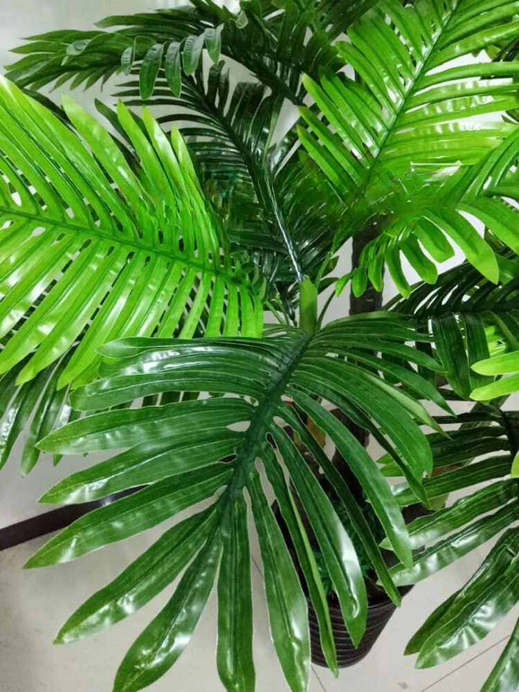 Искусственное подсолнуховое дерево areca пальма деревянный пол бонсай