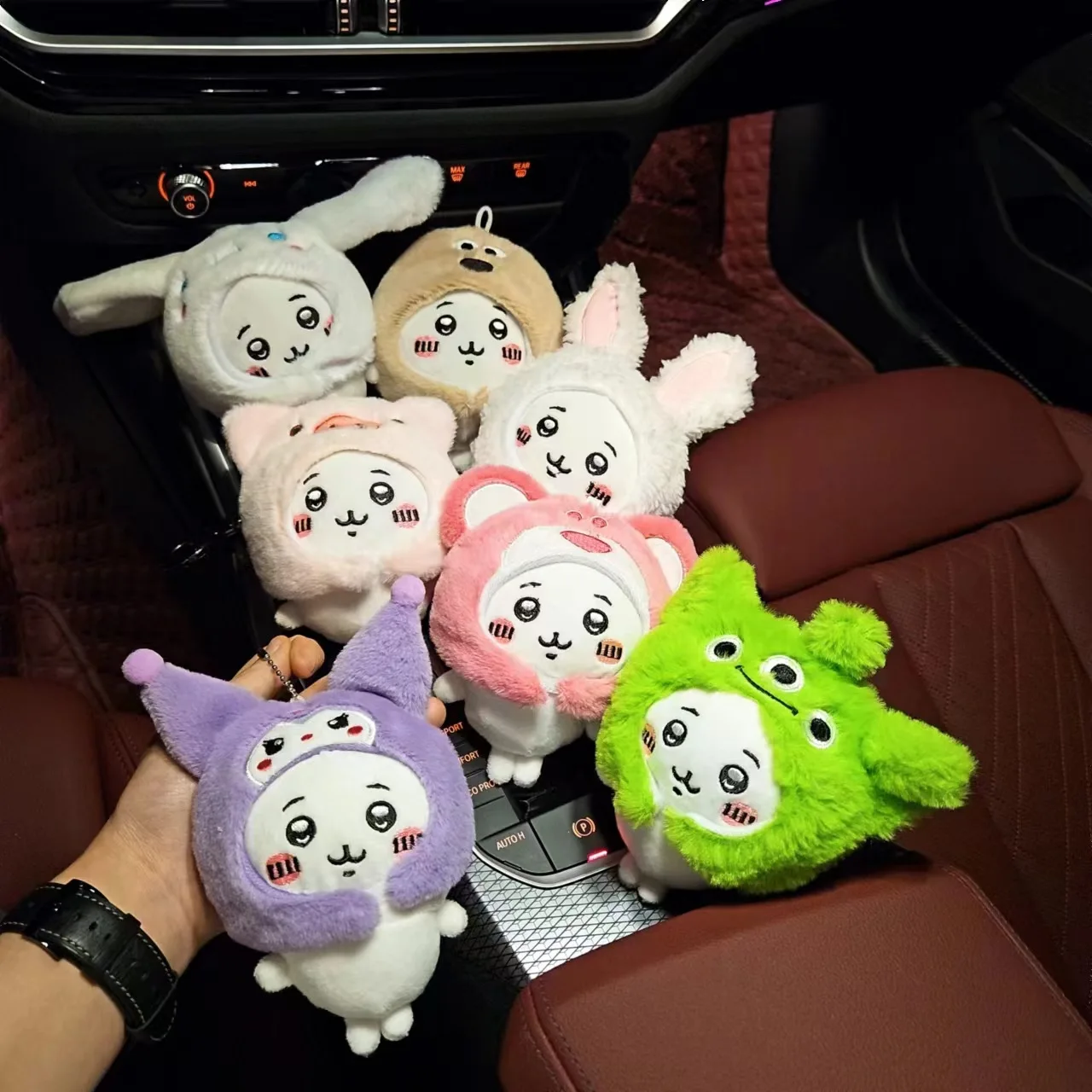 Милая плюшевая кукла Chiikawa кулон Sanrio Cinnamoroll кукла-брелок персонализированная