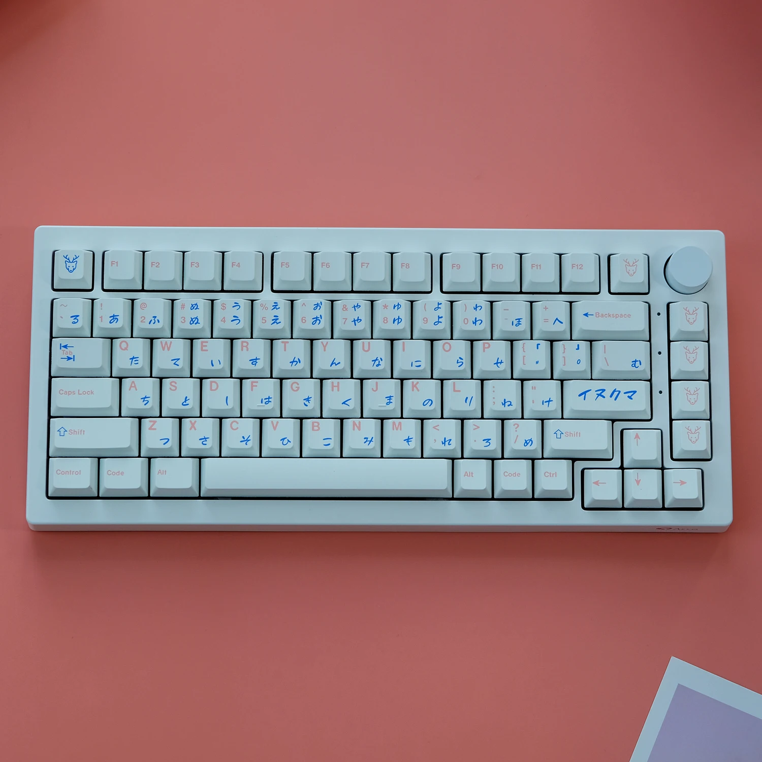 

Клавиатура Механическая для MX Switch с ISO Enter, 151 клавиши розовый синий медведь