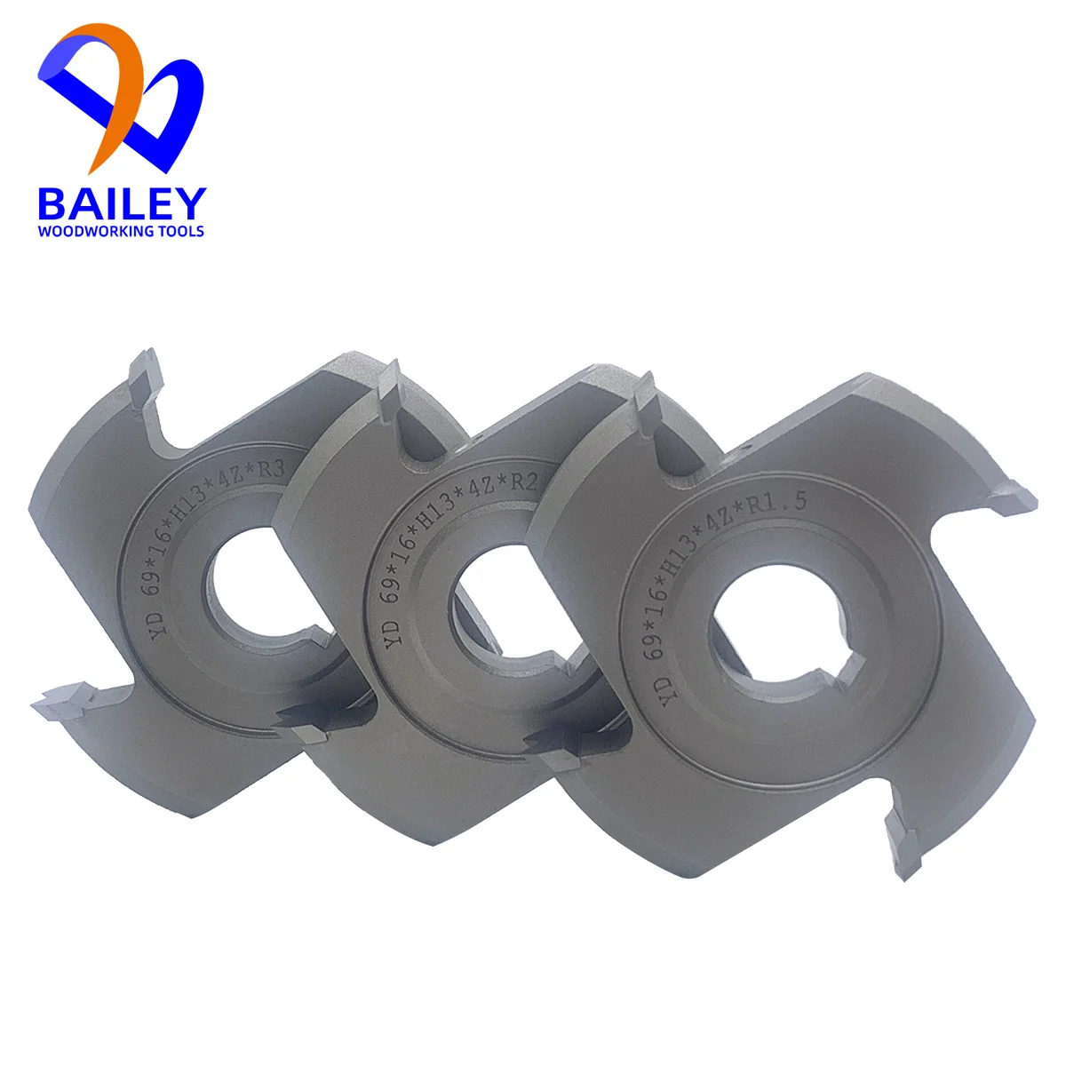 BAILEY 1 пара 69x20x13 мм 4Z 6Z резак для тонкой обрезки деревообрабатывающий инструмент