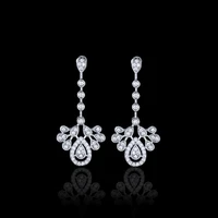 2022cute women earrings gold jeweler gothic accessories simple geometric micro inlaid full diamond water drop ear studs fashion