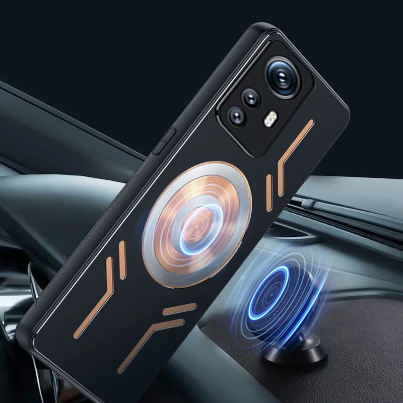 Чехол для Redmi K50 Ultra 5G K50Ultra медная алюминиевая задняя крышка с рассеиванием тепла