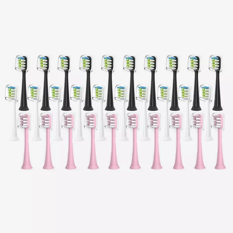 

20Pcs Replaceable Toothbrush Heads Compatible With xiaomi SOOCARE X1 X3 X5 Sonic Electric Tooth Brush Nozzles Vacuum Package