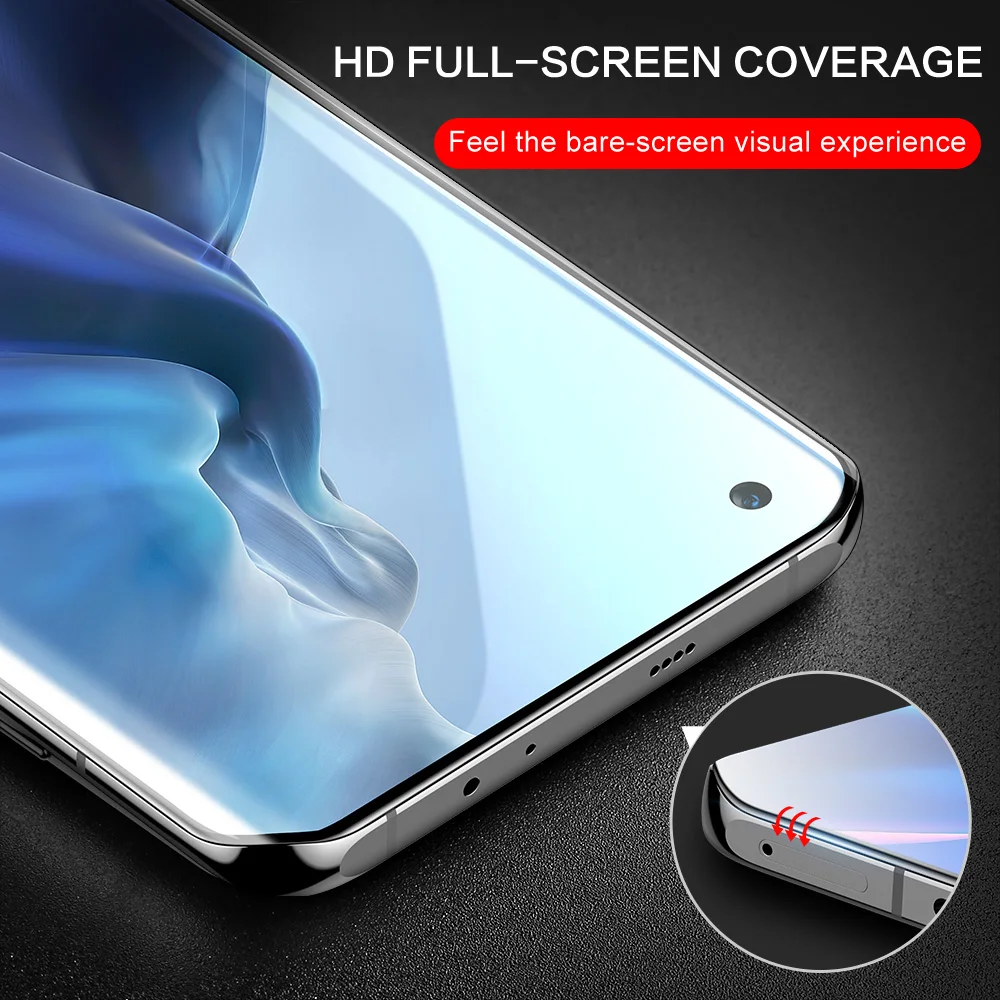 Закаленное стекло SmartDevil HD с полным покрытием для Xiaomi Mi 11 Ultra / Pro/Lite Защита экрана 10