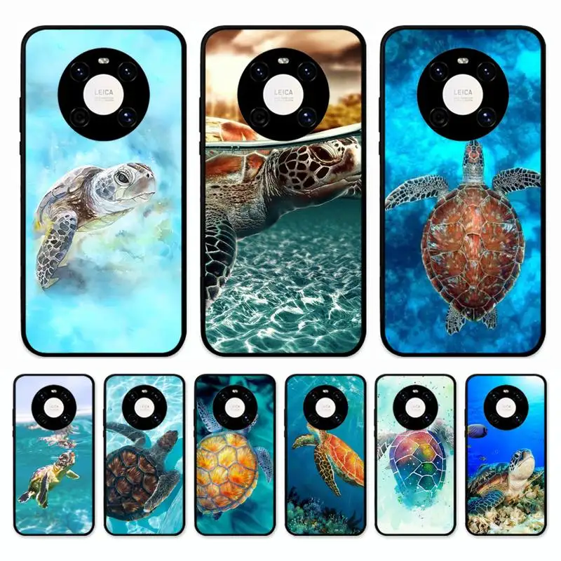 

Ocean Sea Turtle Phone Case for Huawei Mate 20 10 9 40 30 lite pro X Nova 2 3i 7se