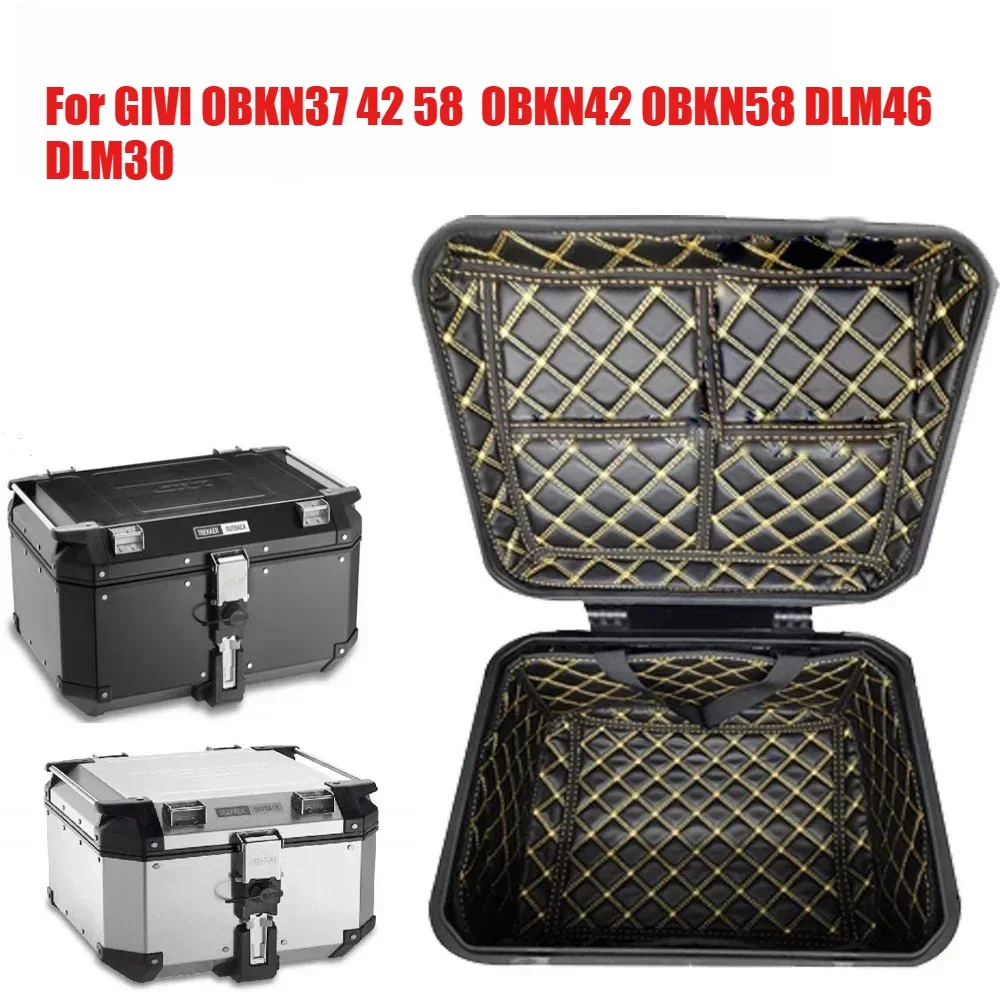 Фото Для GIVI OBKN42 OBKN58 OBKN37 V47 B47 V56 Багажник мотоцикла, защитная подкладка для сиденья, ковш, коврик для хранения, кожаный коврик №2