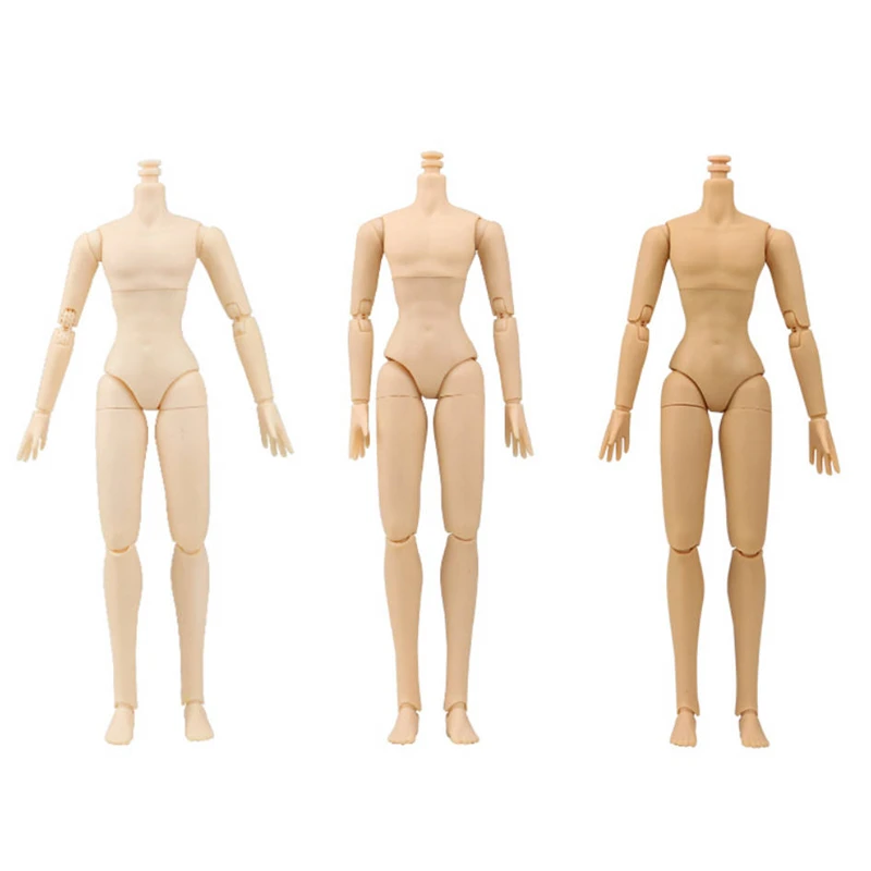 

New 1/6 Bjd Doll Body 40 Joints Movable Men and Women Doll Body for 30cm Blythe Doll Girls Dress Up Toy Accessories