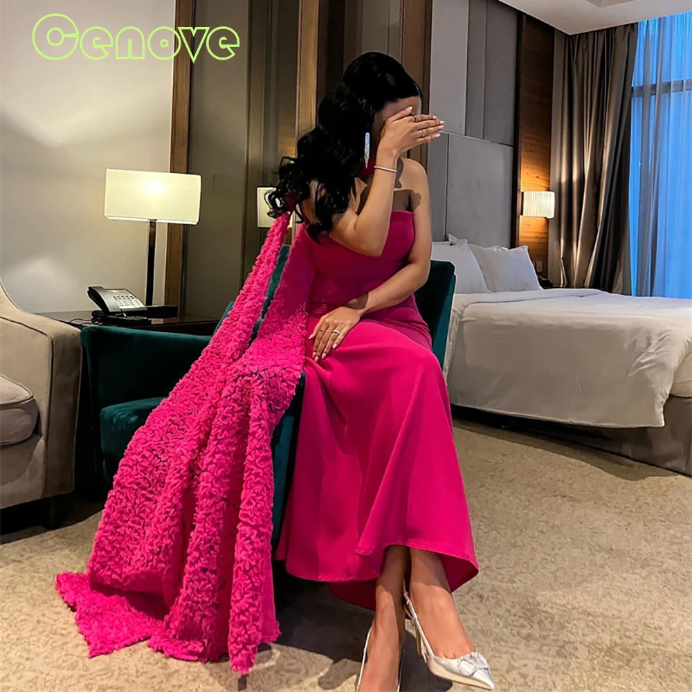 

Cenove 2023 Prom Dress Strapless Neckline Sleeveless With Ankle Length Evening Fashion Elegant Party Dress For Women