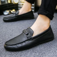 leather shoes men casual shoes fashion men shoes genuine leather men loafers moccasin sneakers flat men shoes sneakers new