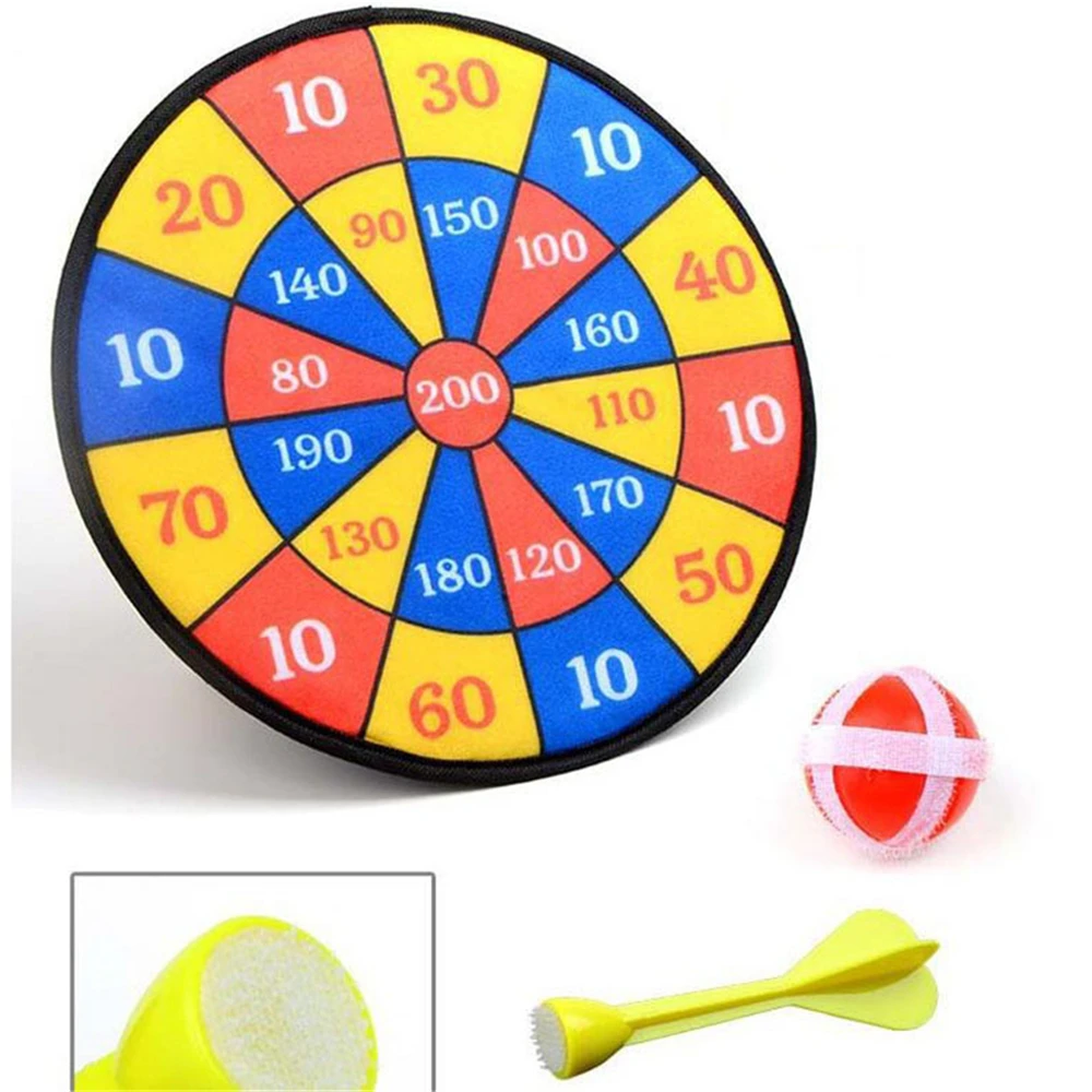 

Funny Party Darts Games Fabric Plate Set Sport Double Target Dart Dartboard Boards Toys For Children Adult Cave Games Soft Paper