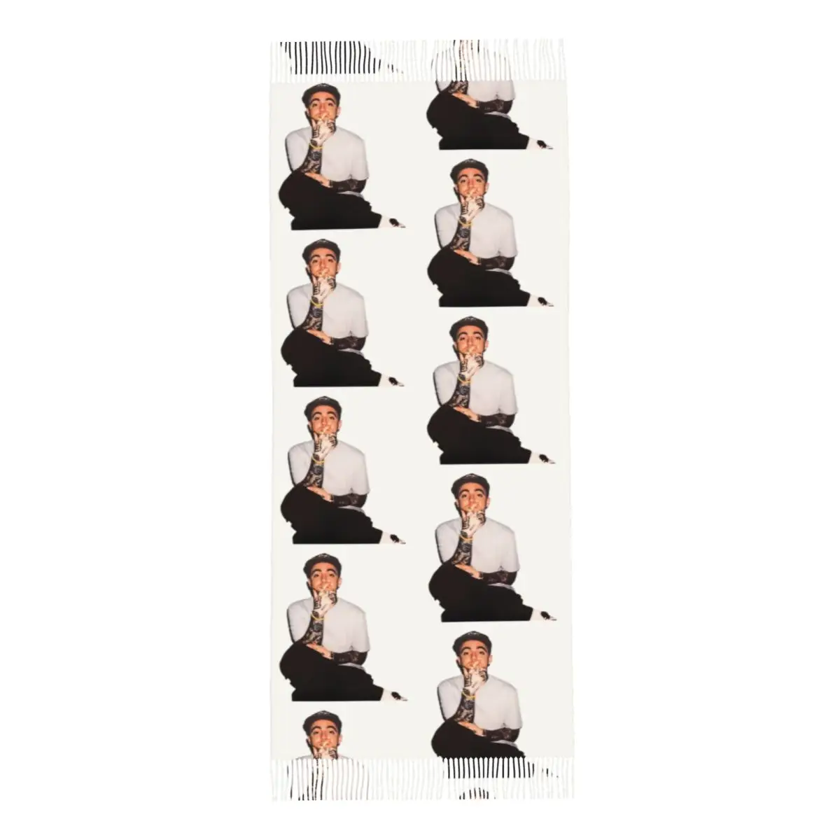 Хип-хоп Macmiller Legend рубашка плакат шарф шарфы с кисточками для женщин мягкие теплые