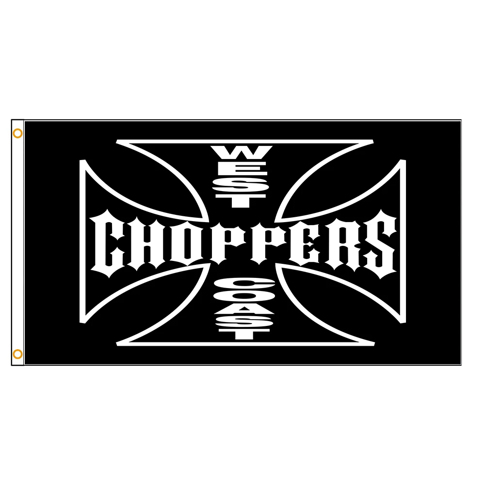 

3x5 Ft West Coast Choppers Flag Polyester Printed Banner For Decor