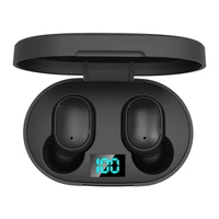 tws earphones handsfree call bluetooth compatible 5 0 waterproof fitness in ear headsets led digital display earbuds blue
