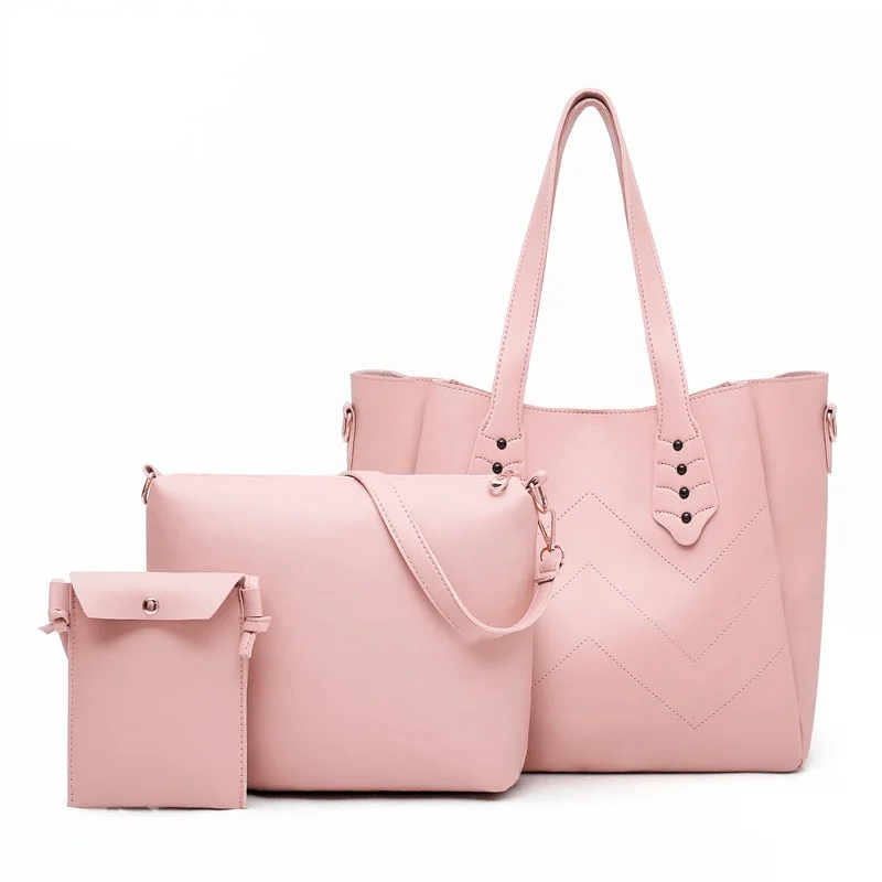

Casual Retro Looking for the Female Pu Skin Sweet Lady Soft Face Suit Solid Color Fashion Bag