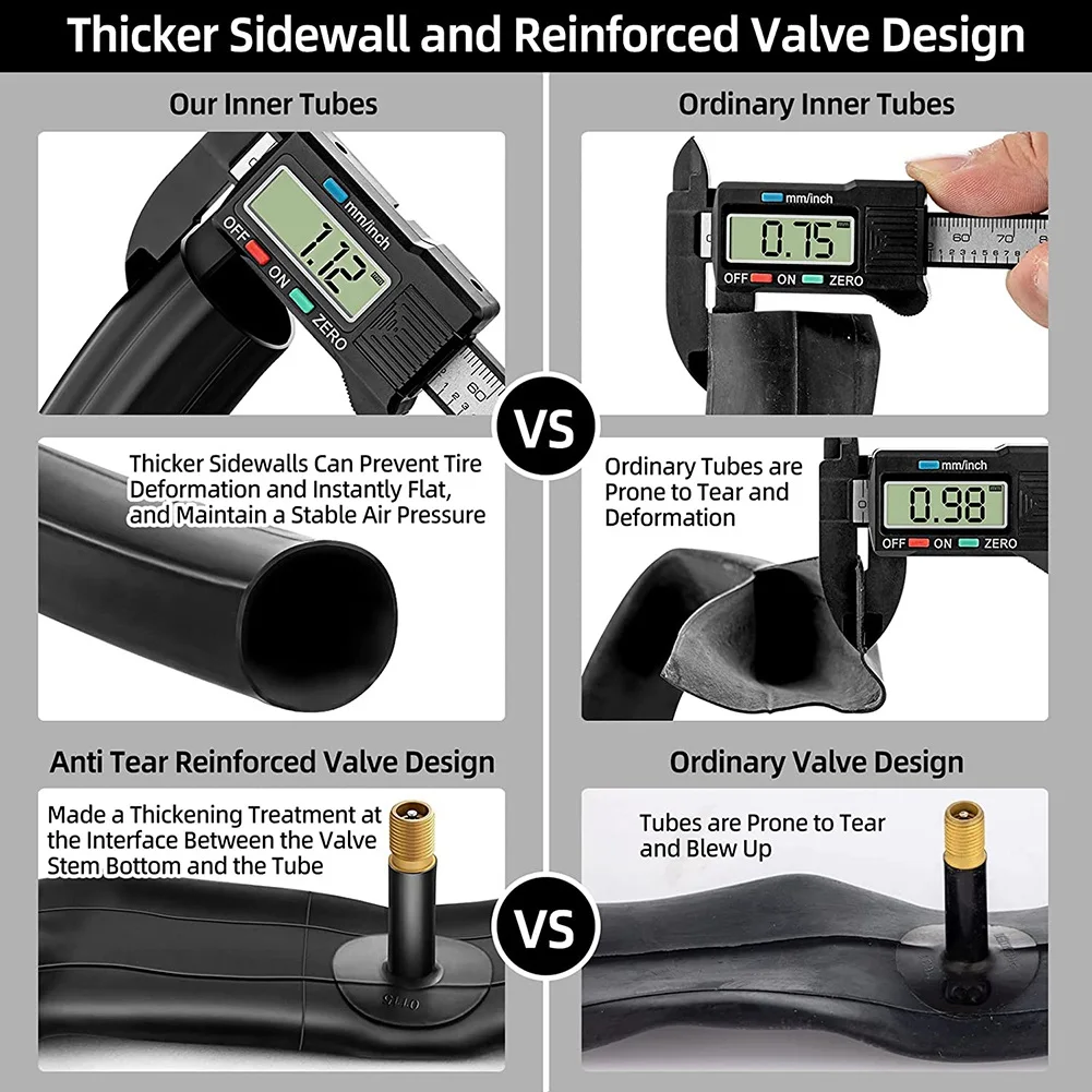 2 шт. велосипедные камеры для велосипедных шин 26 дюймов x 1 75/1 95/2 10/2 125 велосипедная