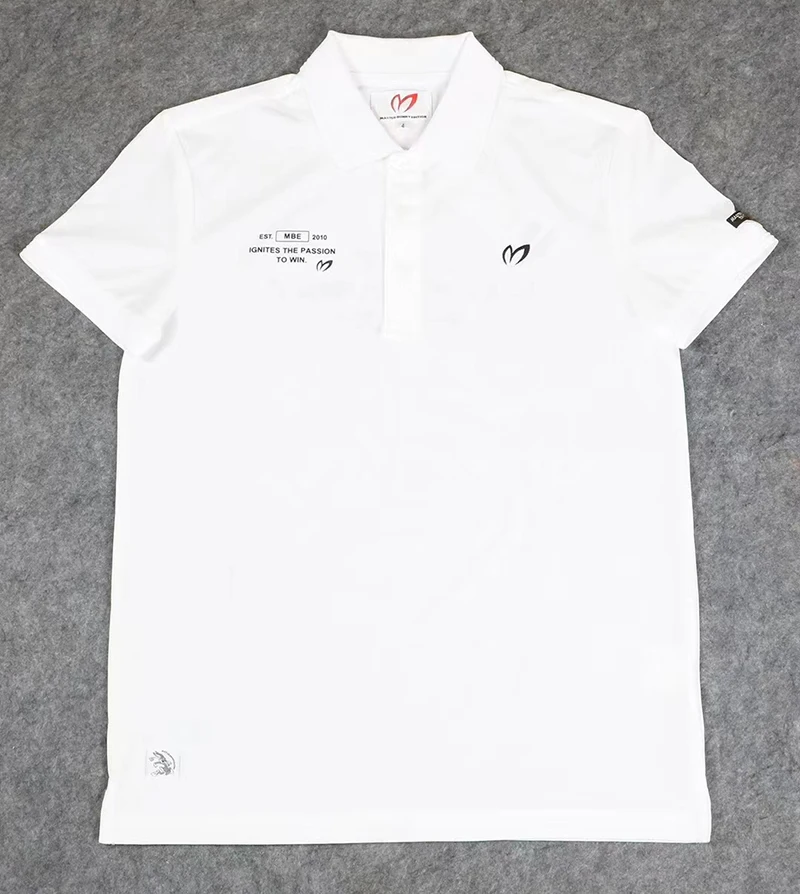 

Master Bunny Golf Clothing Men Short Sleeve T-shirt 2023 Summer New Lapel Printing Joker Casual Wear Sports Breathable Jersey
