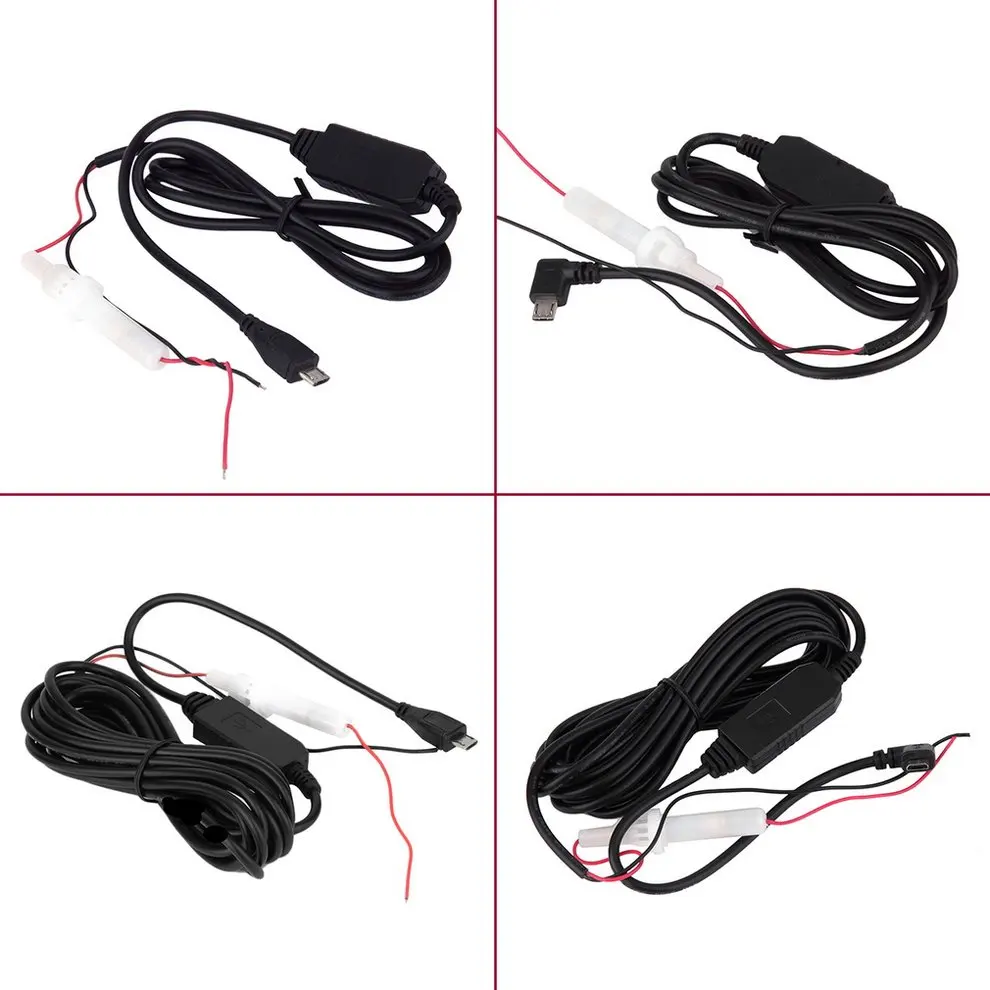 

Автомобильный преобразователь напряжения Micro USB DC-DC, 1 м или 3 м