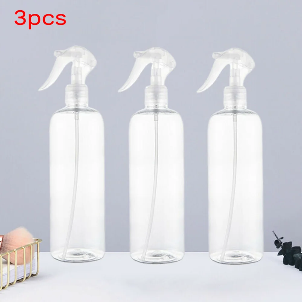 500ML Portable Transparent Plastic Spray Bottle Hair Salon Appliances Beauty Hair Plant Water Sprayer Empty NEW