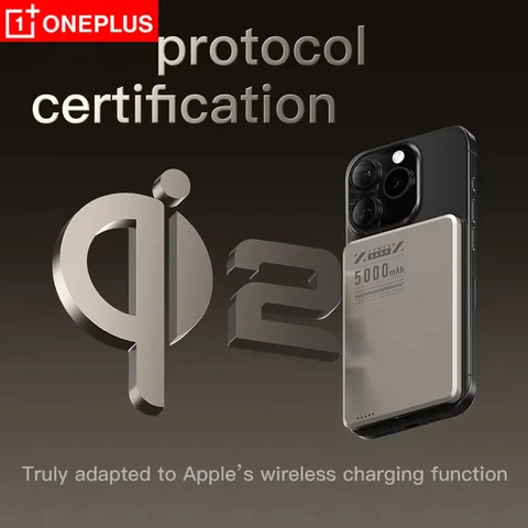 Тонкое портативное зарядное устройство емкостью 5000 мАч Power Bank Qi, магнитное беспроводное сверхбыстрая зарядка Powerbank для iPhone Xiaomi Samsung, г