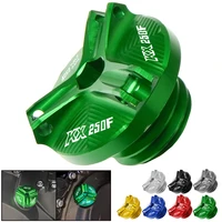 motorcycles engine oil cup cover oil filler drain plug sump nut cap for kawasaki kx250f kx 250f 2013 2014 2015 2016 2017 2018