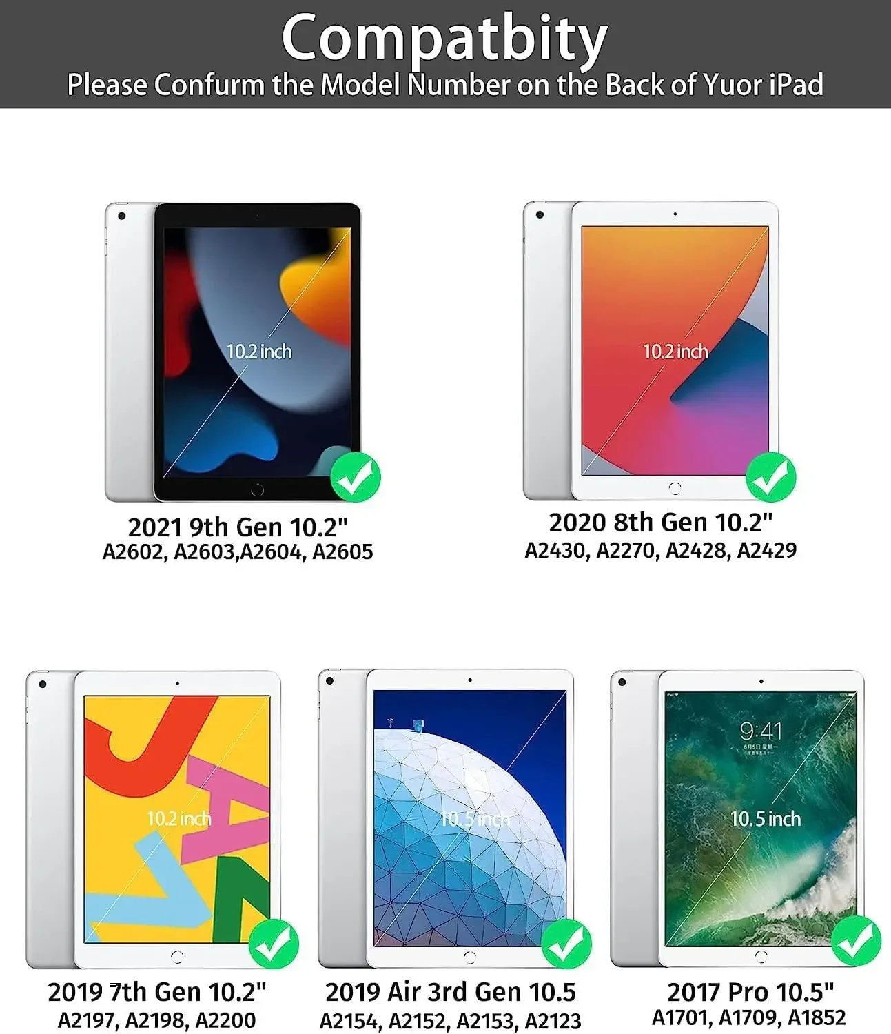 Чехол для клавиатуры iPad 9-го/8-7 поколения 10 2 дюйма 2021/2020/2019 чехол Pro 5 с клавиатурой