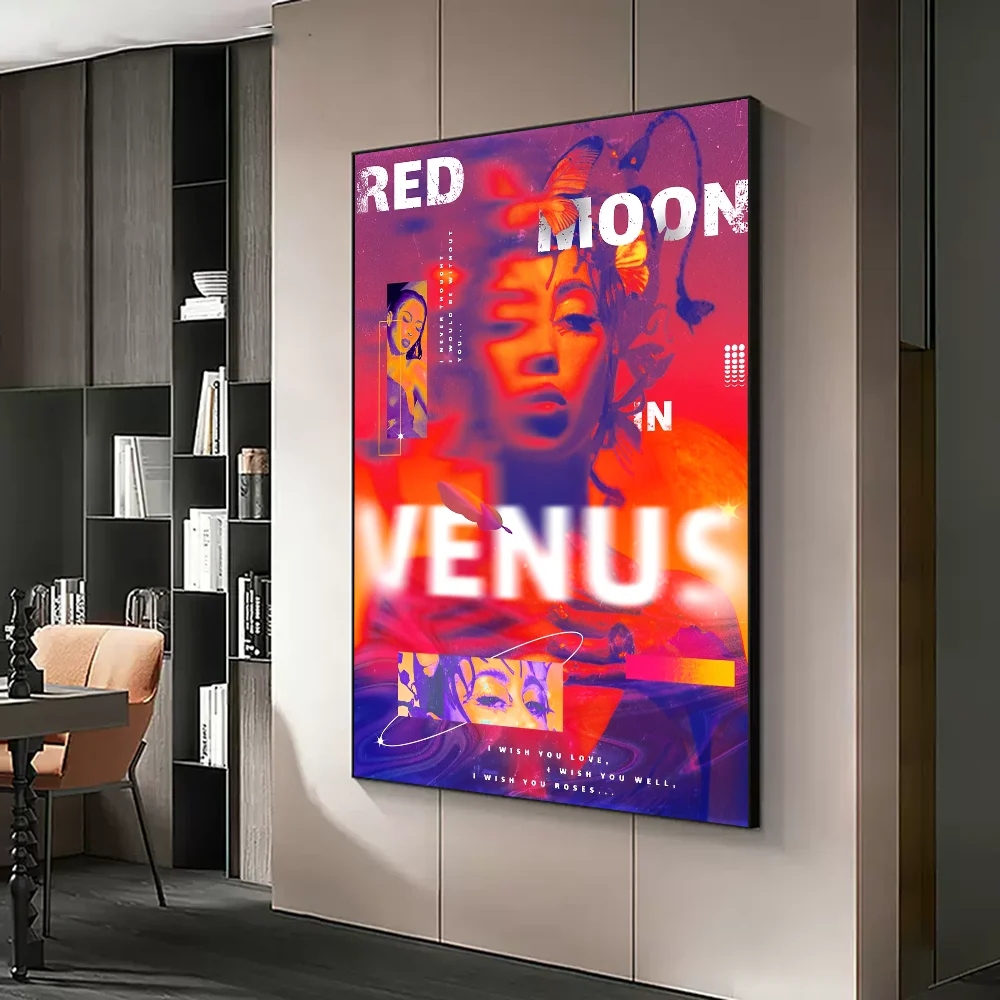 K-Kali U-Uchis хорошее качество принты и постеры винтажная комната домашний бар кафе