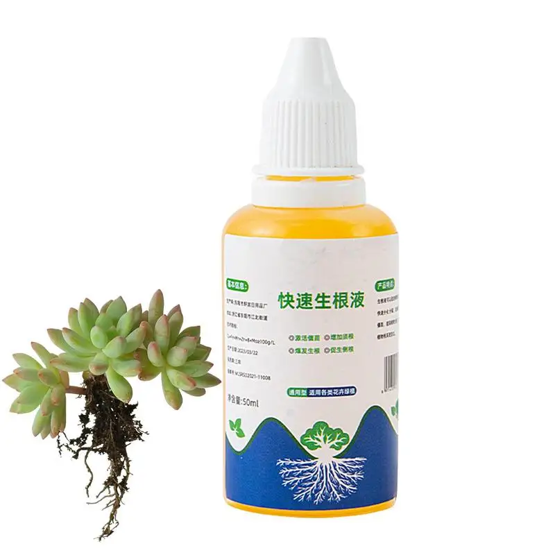

Liquid Rooting Hormones 50ml High-Performing Liquid Root For Plants Root For Plants Rooting Hormones For Cuttings Root Growth