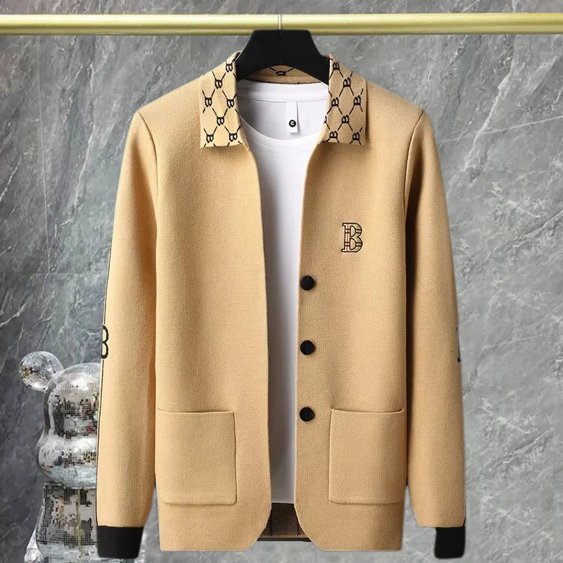 Кардиган мужской с карманами Осень-зима 2024