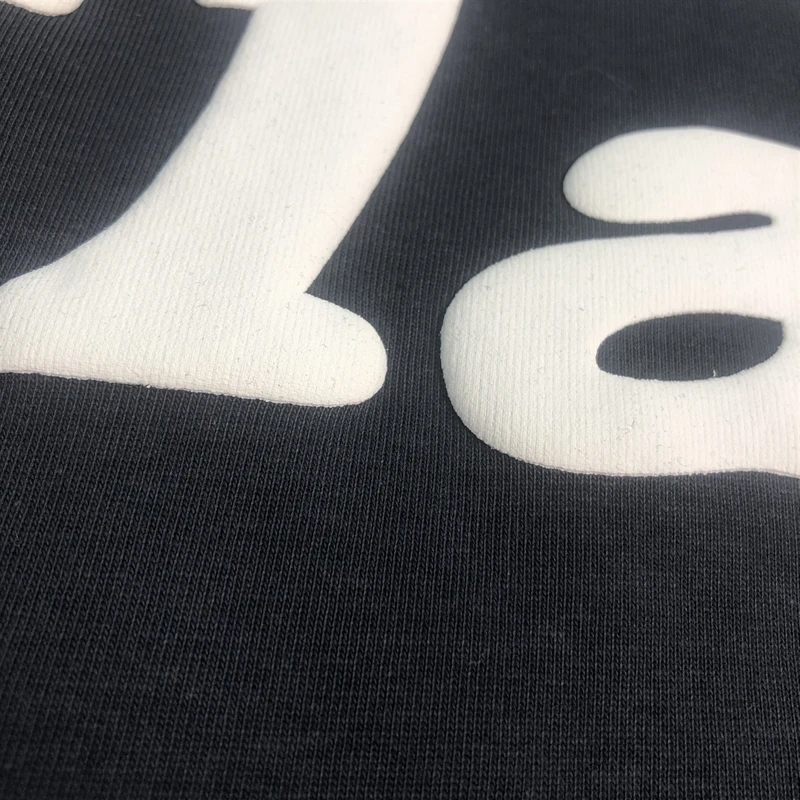 Frog Drift Broken 1:1 Уличная футболка с принтом из пеноматериала Повседневные винтажные