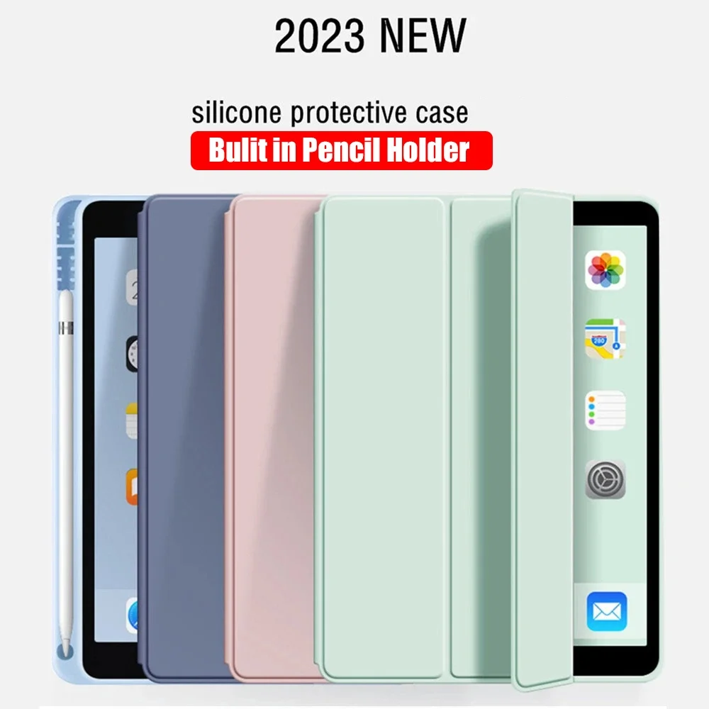 

Magnetic Case with Pencil Slot for Redmi Pad 10.6 for Xiaomi Pad 6 Pad 6 Pro Pad 5 5 Pro 11 Smart Folio Stand PU Leahter Cover