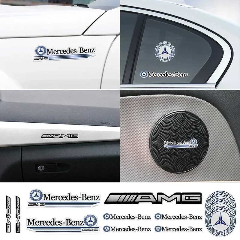 2025 автомобиль для Mercedes Benz AMG 1 комплект автомобильный значок наклейка украшение