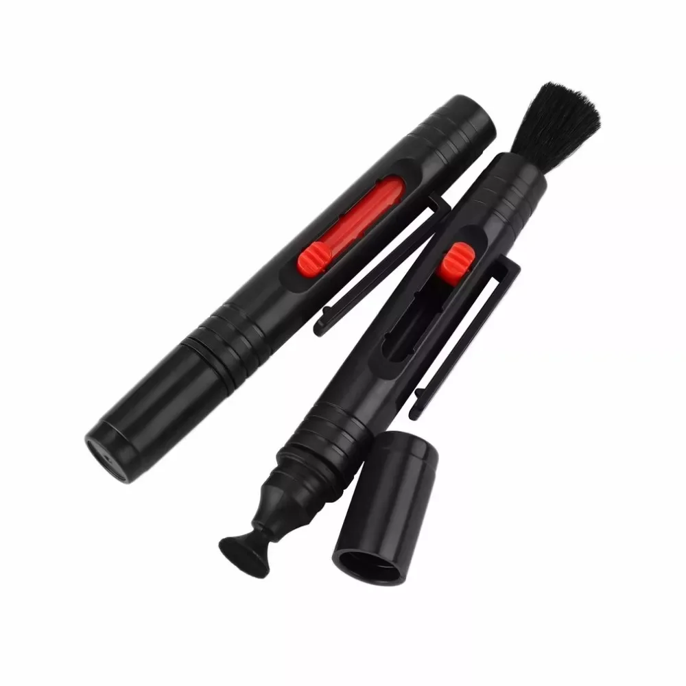 

2pcs 3 in 1 Kit Onleny Camera Lens Cleaning Pen Portable Dust Cleaner Brush Kit for DSLR Cameras Lens Retractable Cleaning Brush