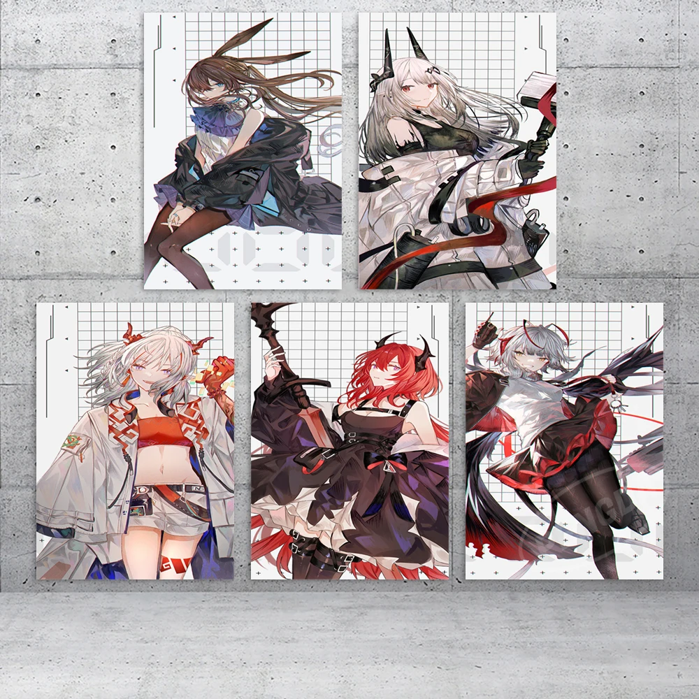 

HD Wall Artwork Arknights Modular Mudrock Picture Surtr Canvas Game Prints Amiya Interior Painting Decor Home Living Room Poster