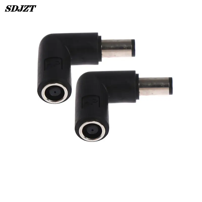 

Male To Female DC Power Plug Connector Adapter Converter 90 Angle 7.4*5.0mm For hp notebook Laptop
