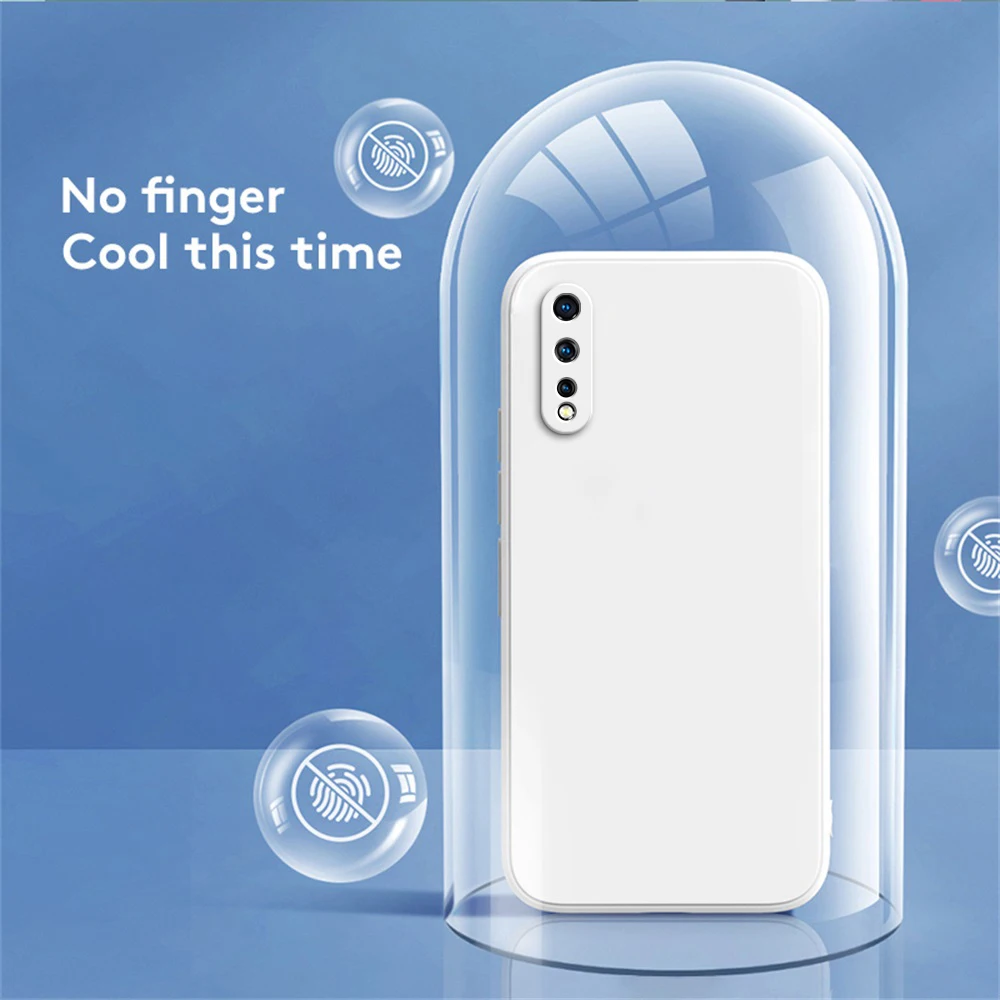 Оригинальный чехол для VIVO iQOO Neo 855 защитный квадратный жидкий силиконовый мягкий