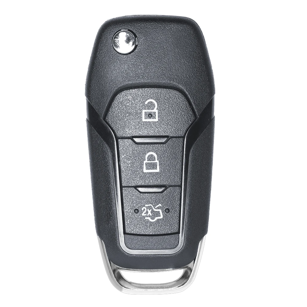 

For Ford Escort / New Mondeo 2014-2017 Flip Remote Key Fob 3 Button 433MHz ID49 DS7T-15K601-BE CN018053