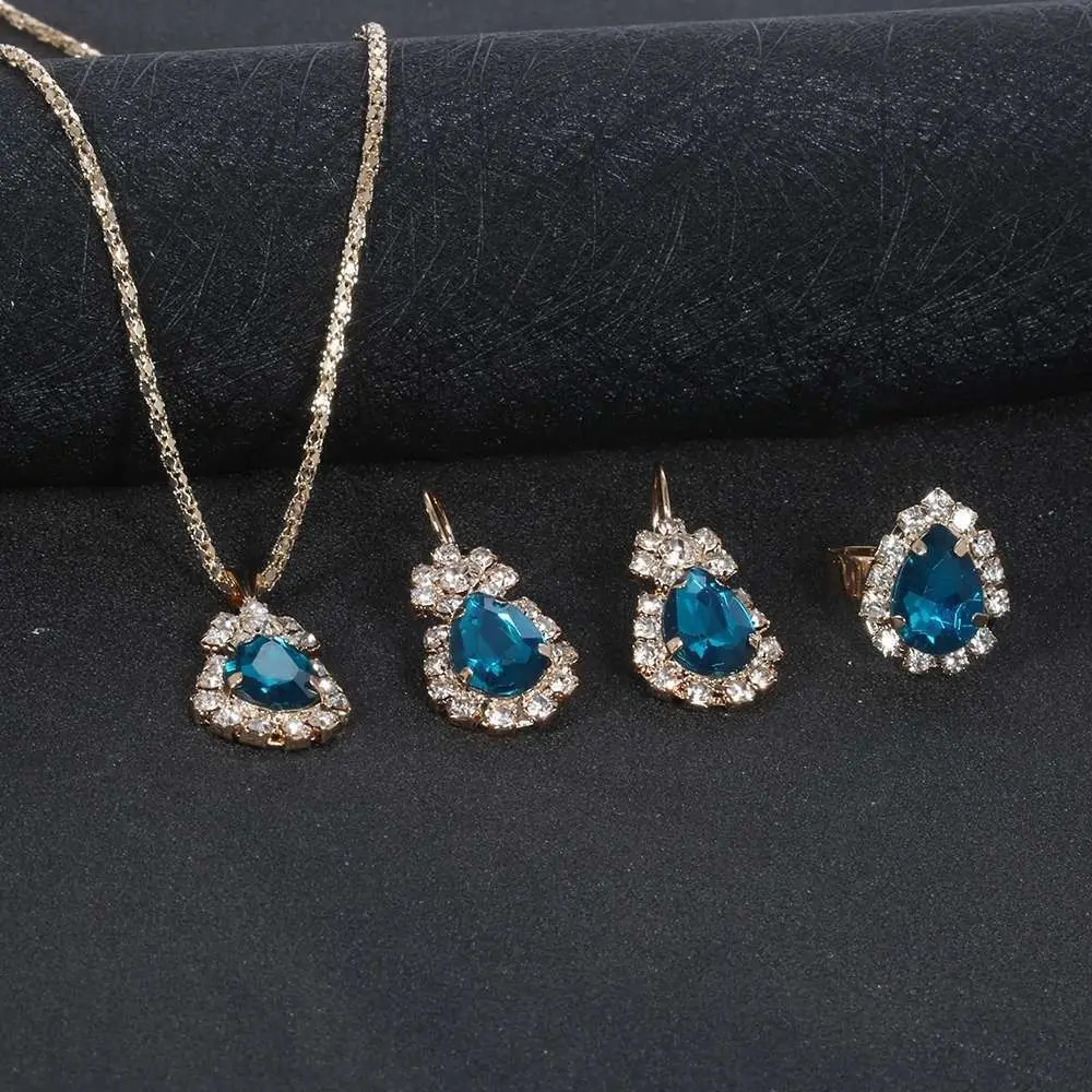 

Earrings Birthday Heart Shape Anniversary Women Jewelry Accessories Ladies Jewelry Set Wedding Jewelry Bridal Necklace
