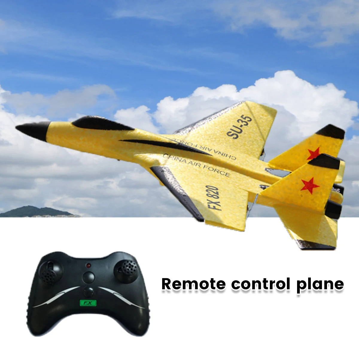 

Remote Control Aircraft 2.4G RC Drone Fighter Hobby Airplane EPP Foam Toys Electric RC Plane with 220mAh Kids Gift