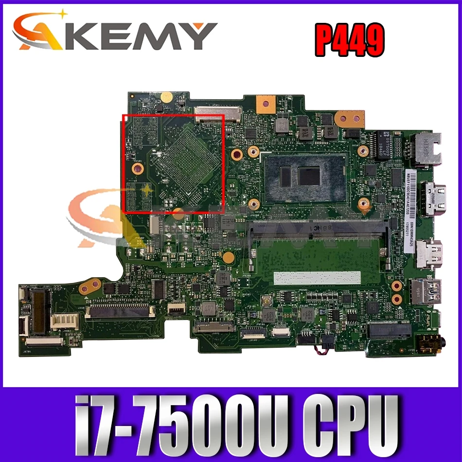 

For ACER Aspire P449 i7-7500U Notebook Mainboard PA4DB SR2ZV DDR4 Laptop Motherboard