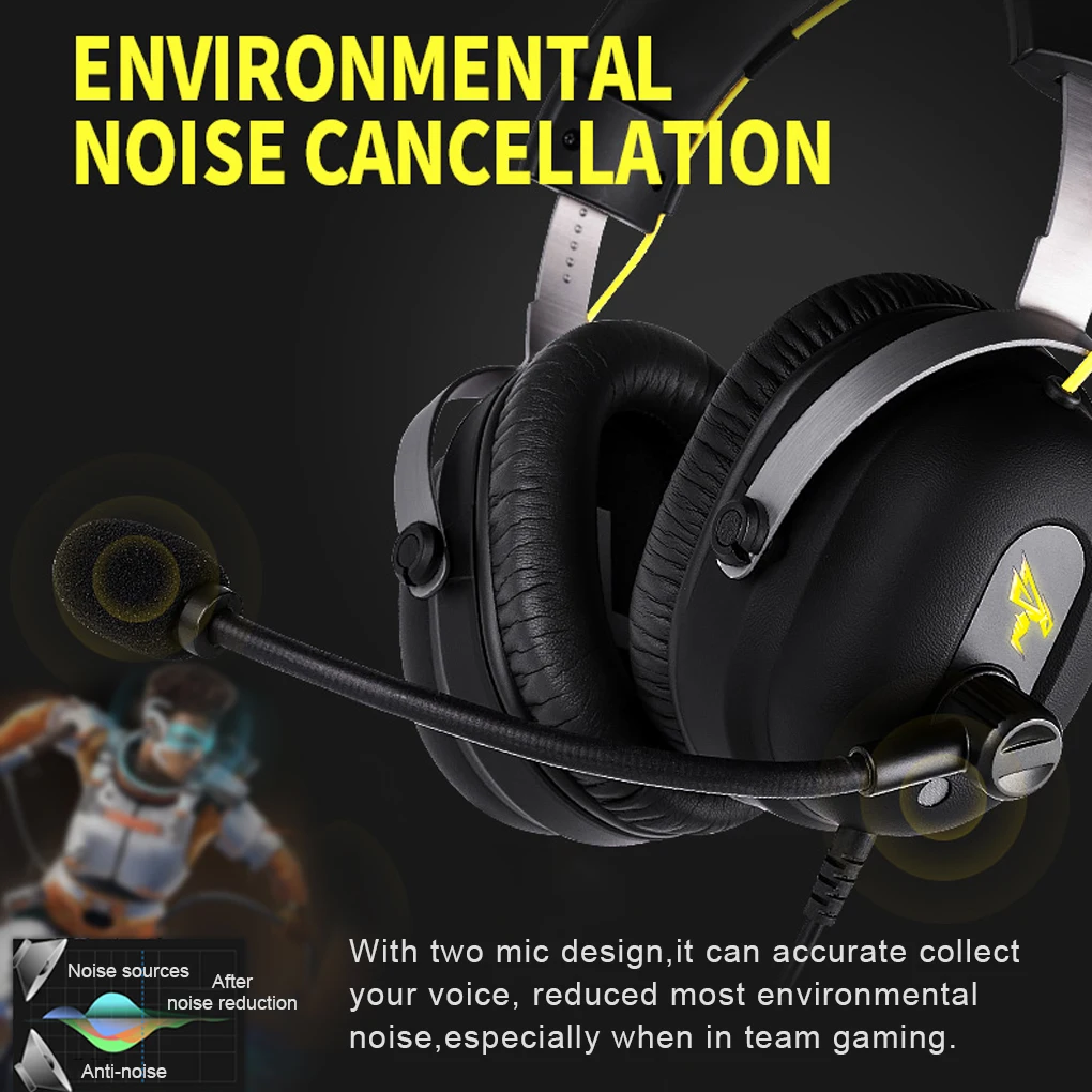 

Somic Wired Gaming Headphone Professional Noise Cancelling Stylish Vibrating 7 1 Channel Video Game Voice Calling Headset